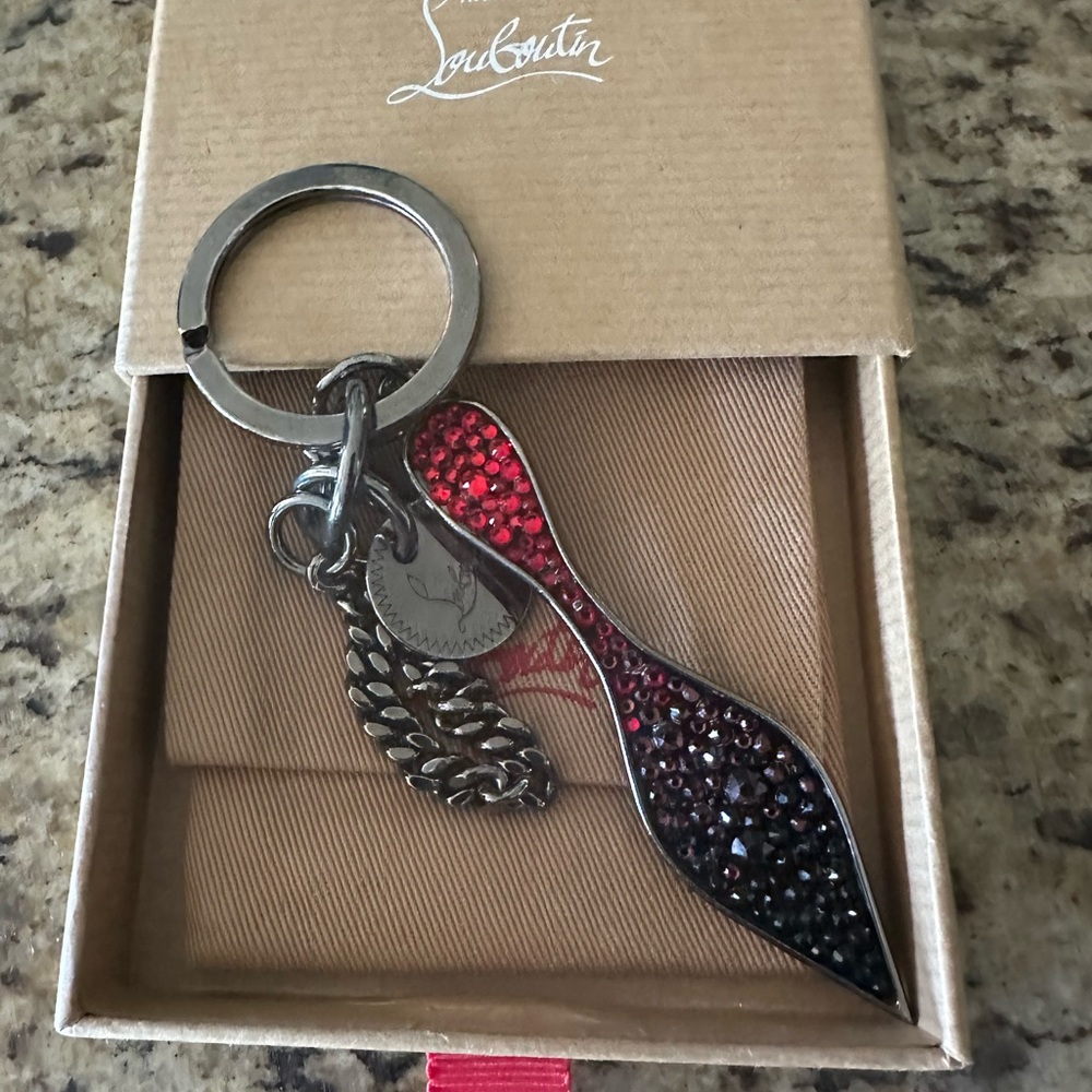 Christian Louboutin Red and Black Keychain - Picture 4 of 5